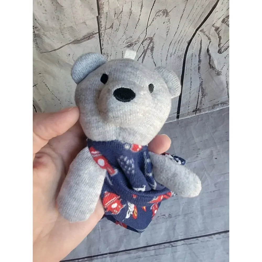 Max & Olivia Blue Bear Fire Fighter Security Blanket Lovey
